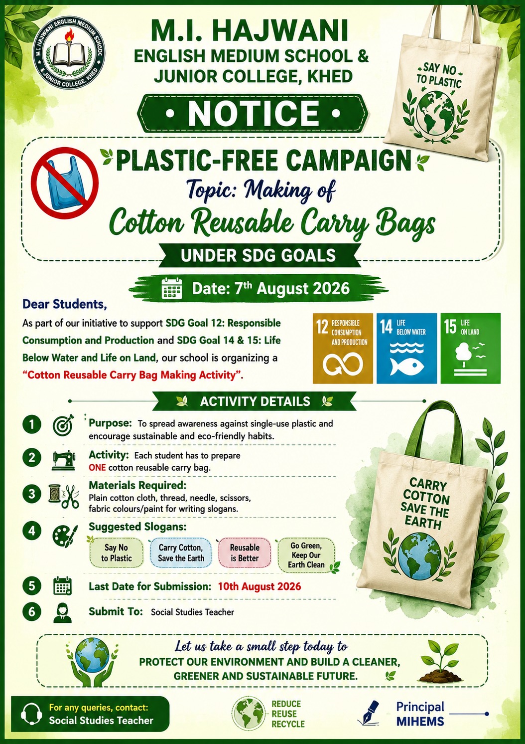 WASTE SEGREGATION AND PLASTIC REDUCTION - Photo 24